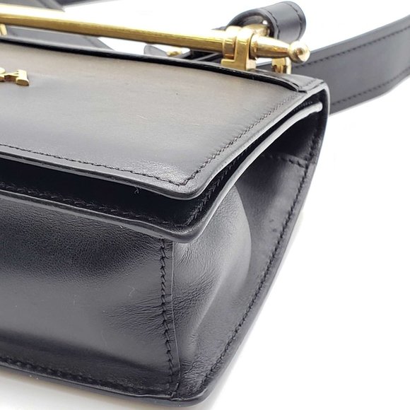 100% Authentic Prada Cahier Black Clutch Shoulder Bag - Picture 11 of 16